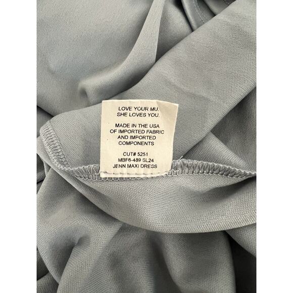 Show Me Your Mumu Maxi Dress Formal Blue Size Large - Picture 7 of 9